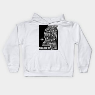 Mississippi Map Kids Hoodie